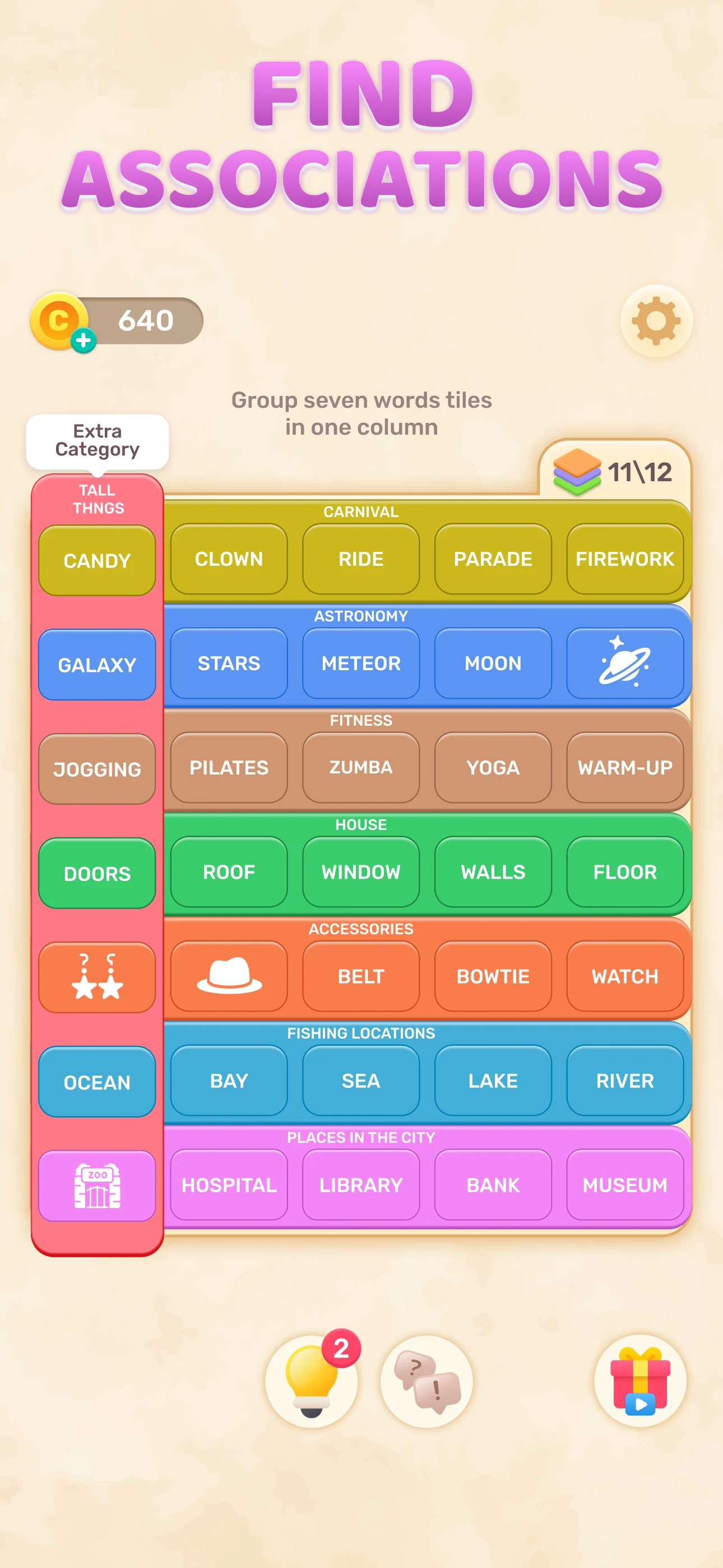 Connect Word: Association Game screenshot